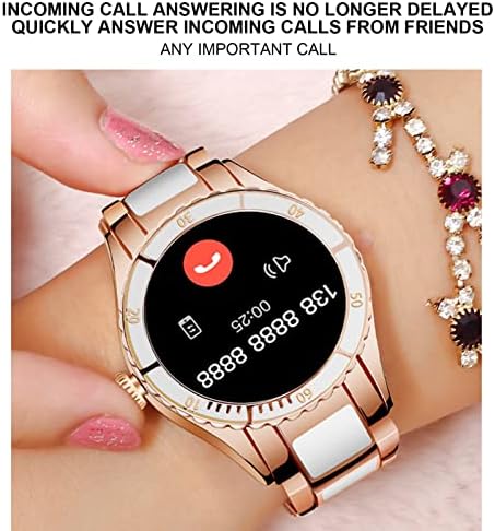 FASTUU Z73 Women Smart Watch, 1,09 polegadas Ladies Smartwatch Health Monitoramento de 200mAh