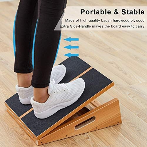 Strongtek Professional Slant Board e Yoga Balank Pads Kit, pacote de pacote