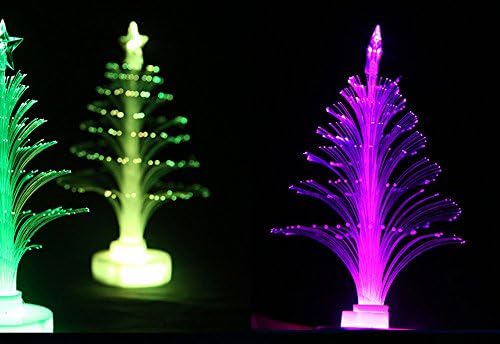 Kanoyavv Merry Led Color Alteração Mini Natal Natal Tree Home Tabel Decoração Charm de Natal Decorações
