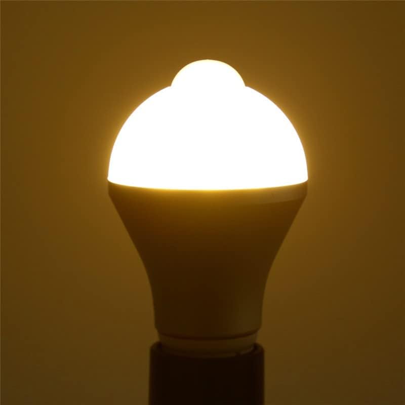 AGIPS LUZES DE TOLATAGEM DE AGRÊNCIA 20PCS AC85-265V LED PIR PIR MOTION LAMP E27 E26 B22 LED BULB