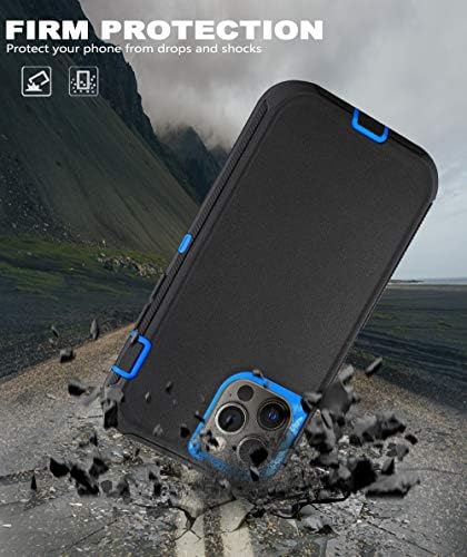 Caixa para iPhone 12 Pro Max Case 6.7 Com 2 protetor de tela, proteção contra queda de corpo inteiro