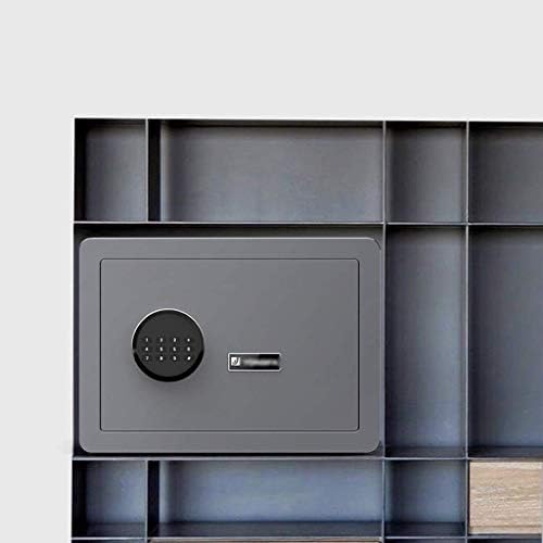 Wenlii Pequena gaveta de mesa Caixa segura ， cofres Senha eletrônica Seguro na caixa de depósito seguro