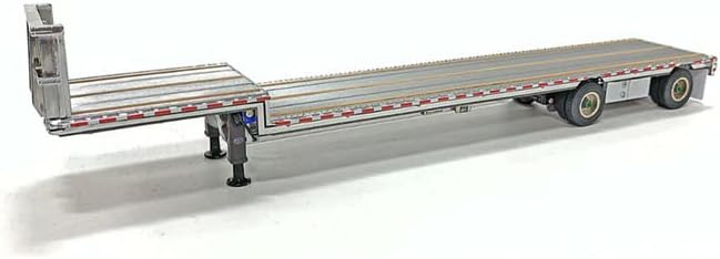 Weiss Brothers for East MFG Etapa/Drop Deck Trailer - Alumínio/Black Limited Edition 1/50 Modelo