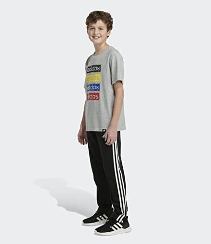 camiseta gráfica de manga curta adidas meninos