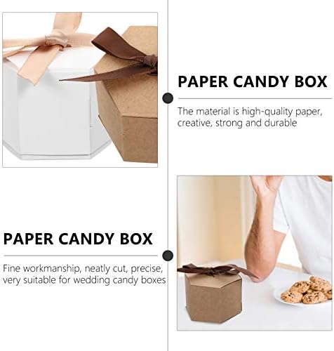 Caixa de presente de doce de gadpiparty Party de casamento de hexahedron caixas de favor caixas