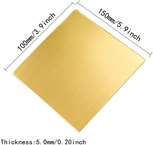 Folha de cobre de placa de latão Umky Material de metal de cobre de cobre para material diário de