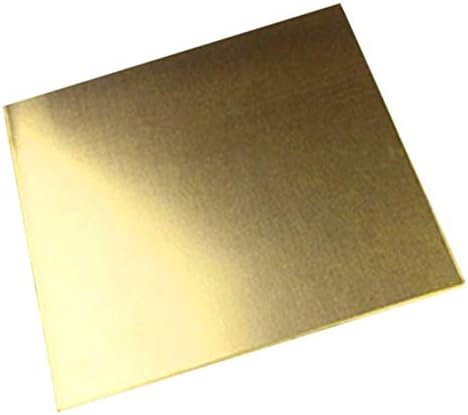 AMDHZ Folha de cobre puro Folha de latão Metal Off Cortes de qualidade Prime H62 Placa de latão de latão H62