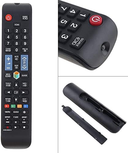 Controle remoto de substituição de origem para Samsung TV/Smart TV/HDTV, compatível com AA59-00581A AA59-00582A
