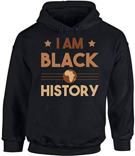 Suéter Black History Mês para homens homens Black Lives Matter Capuz de roupas de orgulho negro