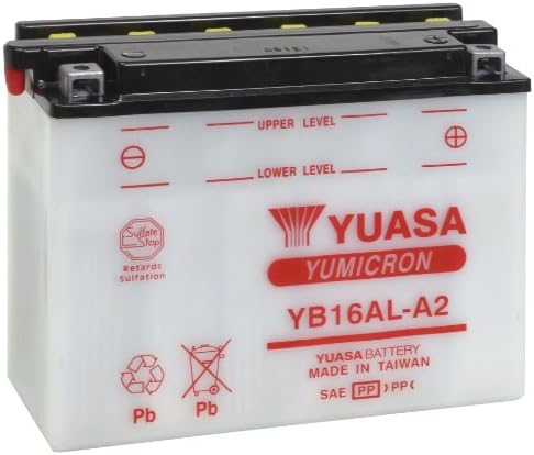 Yuasa Yuam22162 YB16al-A2 Bateria