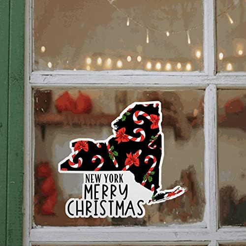 Decalque da porta de Nova Jersey, decalques de parede de Natal de Nova Jersey, decalque de vinil