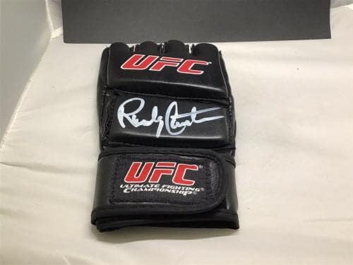 Randy Couture assinou a luva UFC autografada James Spence JSA CoA 1A - luvas de UFC autografadas