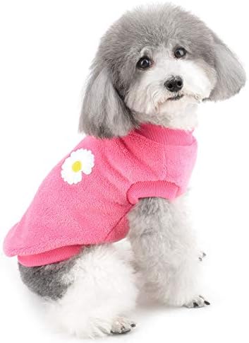 Zunea Small Dog Sweater Casaco Inverno Casaco de cachorro quente Roupas de cachorro macio confortável