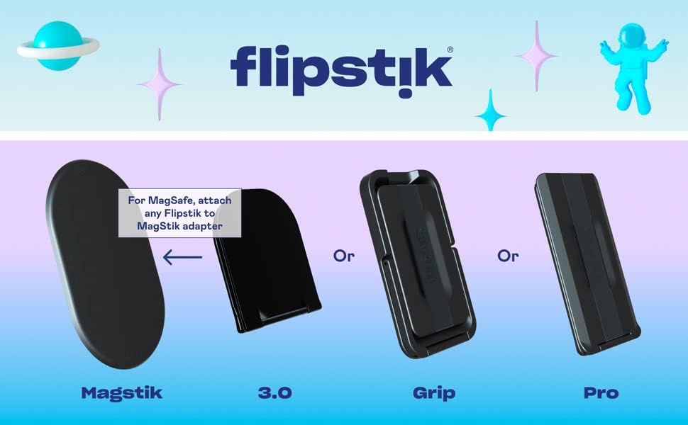 Adaptador Flipstik Magstik - funciona com qualquer funcionalidade MagSafe - rotação de 360 ​​graus - removível