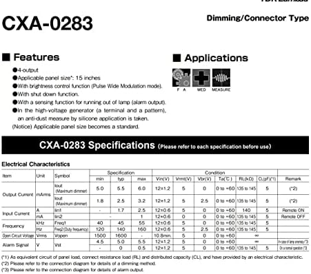 TOSYUWIR LCD RECURSO CXA-0283 PCU-P090D