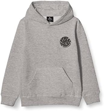 RIP Curl Big Boys 'Letsuit Icon Pullover Hoody - Gray Marle