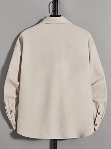 Jaquetas para homens - homens de tweed de bolso de retalho sobretudo