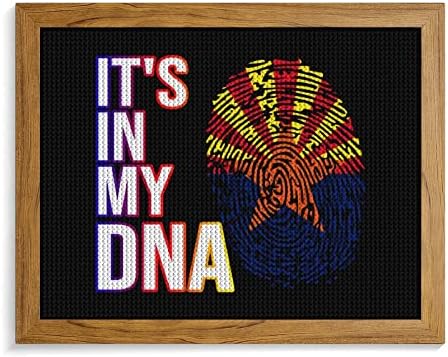 Está no meu DNA Arizona State Bandeira Diamante Kits de pintura de diamante quadro 5D DIY Drill Full Drill
