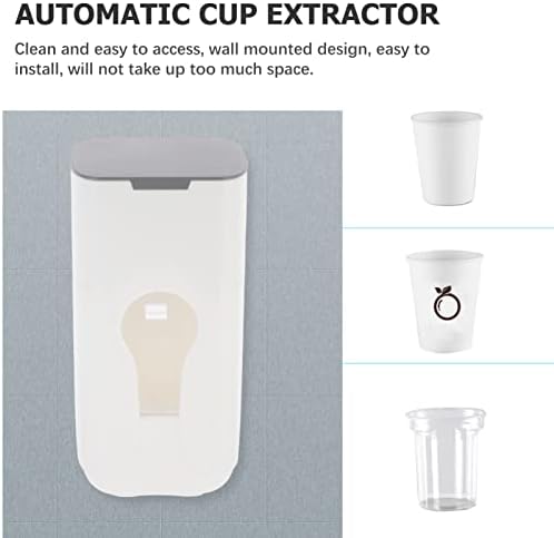 Vorcool Cup Dispensador Montagem de parede Suporte: Water Cooler Portador de copo Dispensador Dispensador