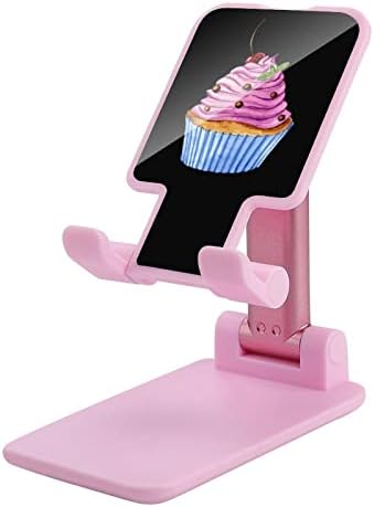 Cupcake de aquário engraçado dobrável para o telefone celular suporte portátil Acessórios ajustáveis