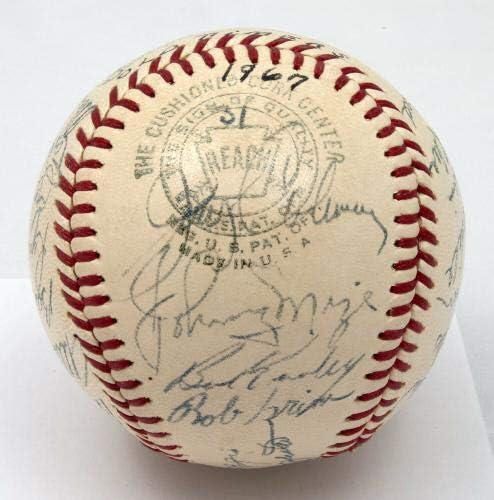 Impressionante Joe Dimaggio NY Yankees Legends assinado 1967 Antigo Timers Day Baseball PSA - Bolalls autografados