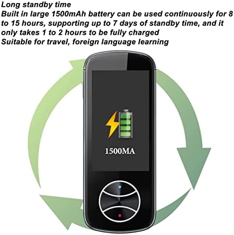 Dispositivo de tradutor instantâneo portátil, 127 idiomas Tradução de precisão, com ponto de acesso WiFi