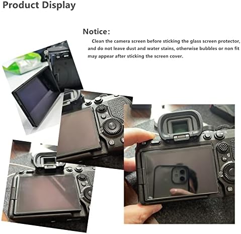 Protetor de tela A7IV ZV-E1, capa dedicada à tela da câmera para a Sony Alpha A7 IV ZV-E1 Anti-arranhão 9h Draga