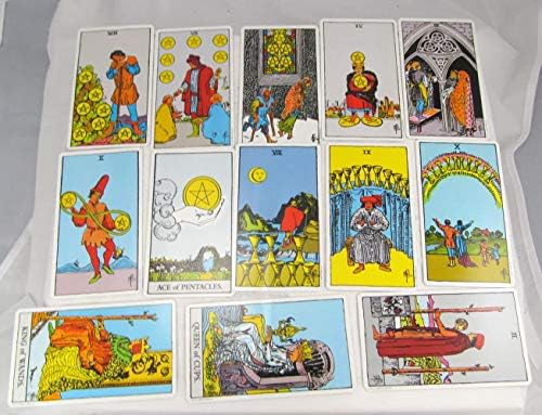 Cartas de deck de tarô originais de Rider-Waite