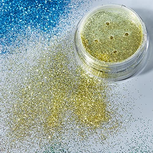 Moon Glitter Fine Glitter Shakers Glitter cosmético para rosto, corpo, unhas, cabelos e lábios -
