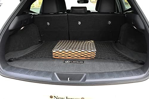 Floor Style Automotive Elastic Trunk Mesh Cargo Net para Lexus Ux F Sport Luxury 2019-2023 - Organizador e armazenamento