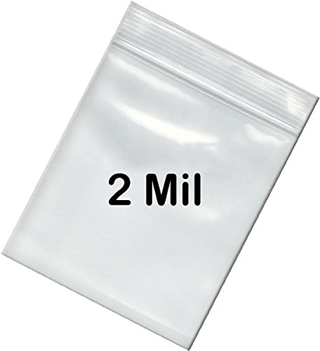 Canto bny 2 mil 5x8 sacos de armazenamento reclosáveis ​​de zíper de plástico transparente 5 x 8 - 1000 contagens
