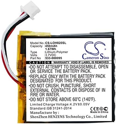 Substituição da bateria para Logitech H820E 533-000095