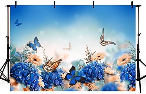 Mehofond Butterfly Birthday Photo Caso -pano de fundo Spring Butterfly Baby Shower Decorations