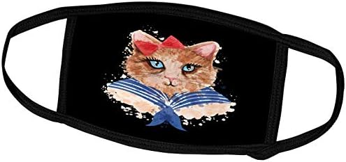 3drose sven Herkenrath gato - estilo em aquarela de gatos hipster gatos gatinhos gatinhos - máscaras faciais