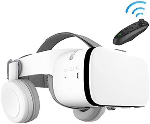 REALIDADE VIRTUAL 3D E fone de ouvido VR, óculos VR óculos com fone de ouvido Bluetooth, óculos de realidade virtual