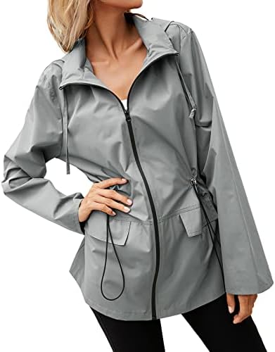 Coloque feminino Coloque Jacekt Coat zíper jaqueta de casaco ao ar livre à prova de chuva jaqueta de montanhismo