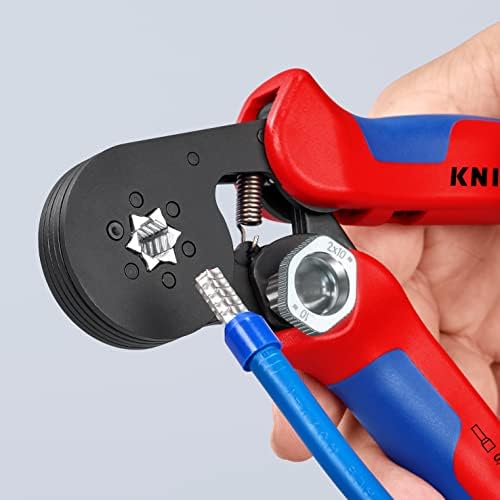 Knipex - 97 53 14 Ferramentas - alicate de crimpagem, auto -ajuste