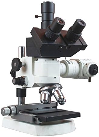 Radical 2000x seco de aço trinocular seco Laboratório de alumínio Microscópio de luz refletida metalúrgica