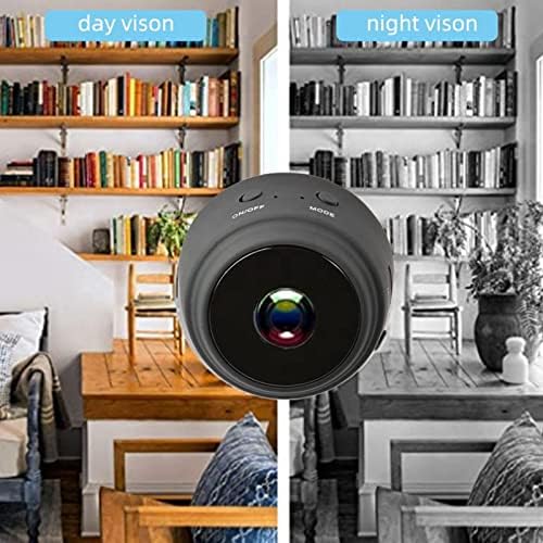 Câmera de segurança Sanpyl Mini Wifi 1080p HD, câmera de vigilância sem fio de adsorção magnética,