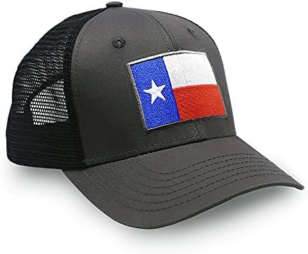 Chapéus de bandeira do Texas de empate premium - chapéu de beisebol do Snapback Trucker