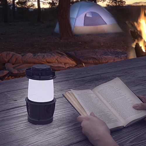 Wakeman Ajustável LED LED Campo de acampamento ao ar livre lanterna com interruptor mais escuro para