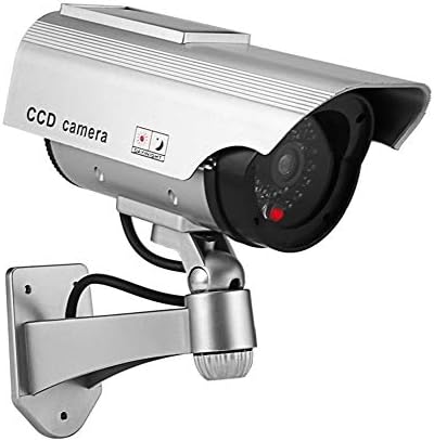 Ysucau Solar Bullet Dummy Fake Camera Surveillance Segurança Câmera de cúpula CCTV com LED RED
