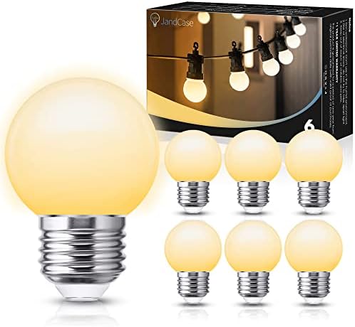 Lâmpadas de lâmpadas de baixo watt de jandcase, lâmpadas G40 Substituição de lâmpadas, lâmpada LED 1W E26