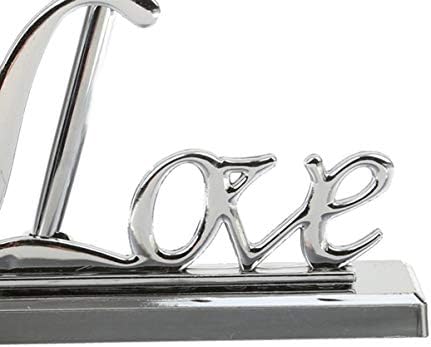 Caneta de assinatura de casamento beauutty com metal signo de amor stand stand do dia dos namorados