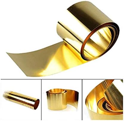 Zerobegin Brass Felra H62 Rolagem de cinto de ouro resistente à corrosão para trabalhar metalworking, alumínio