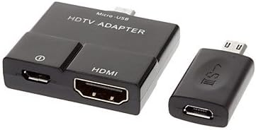 RML Micro USB 2.0 MHL para HDMI M/F Adaptador preto