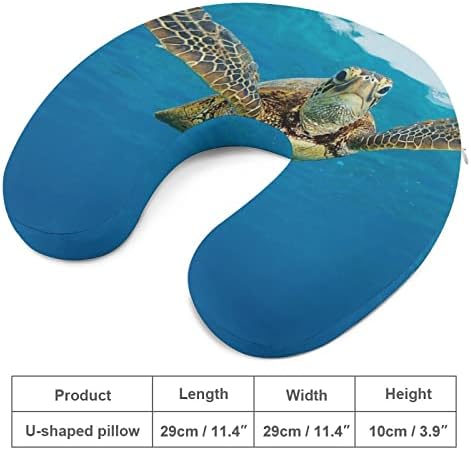 Travesseiro de tartaruga marinha Memória de espuma de espuma travesseiro de pescoço u forma para o suporte do