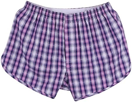 Roupas íntimas de roupas íntimas de algodão masculina cueca de cueca solta shorts de cintura média de algodão masculina