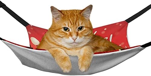 Hammock Cat Christmas Bed Chael Janela de gaiola Salvando o espaço para animais de estimação para pequenos
