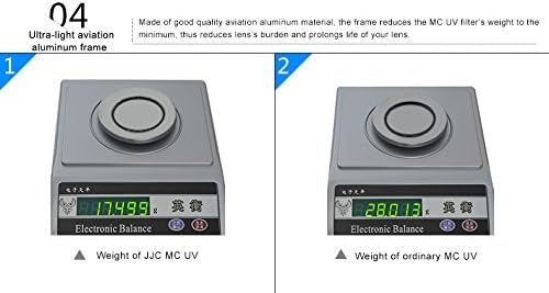 JW Filtro UV com vários revestimentos de 52 mm para Nikon AF 50mm 35mm 18-55mm Nikkor 55-200mm 200-400mm
